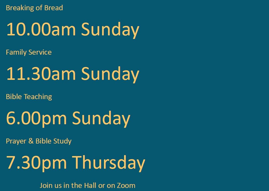 Meeting Times Oct 2025.